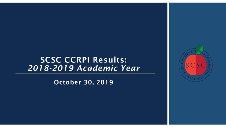 scsc ccrpi results 2018 2019 academic year