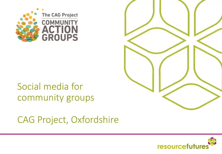 community groups