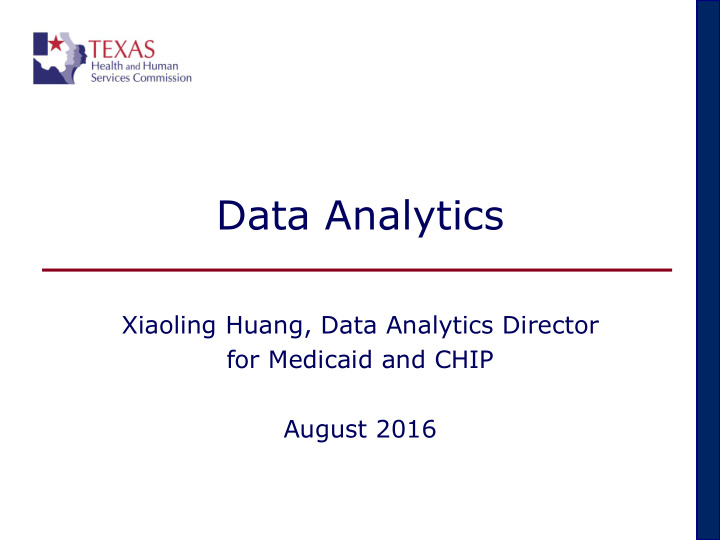 data analytics