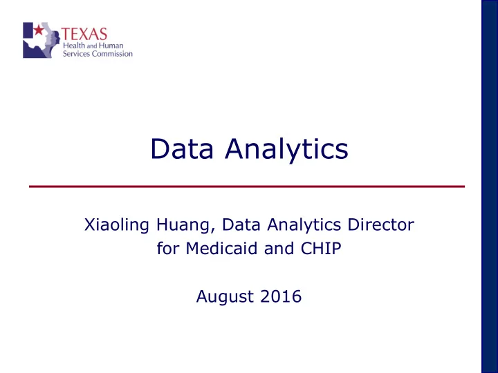 data analytics