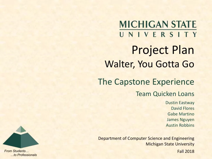project plan