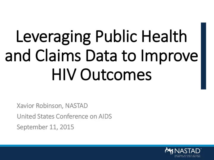 and claims data to im improve