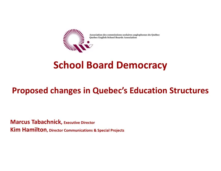school board democracy