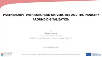 SmartCities  Industry 4.0  Big Data  Cloud