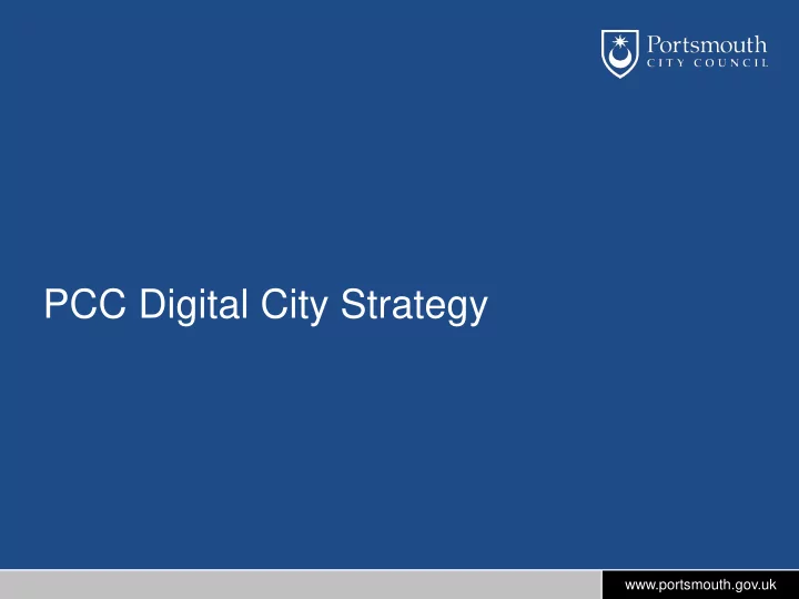 pcc digital city strategy