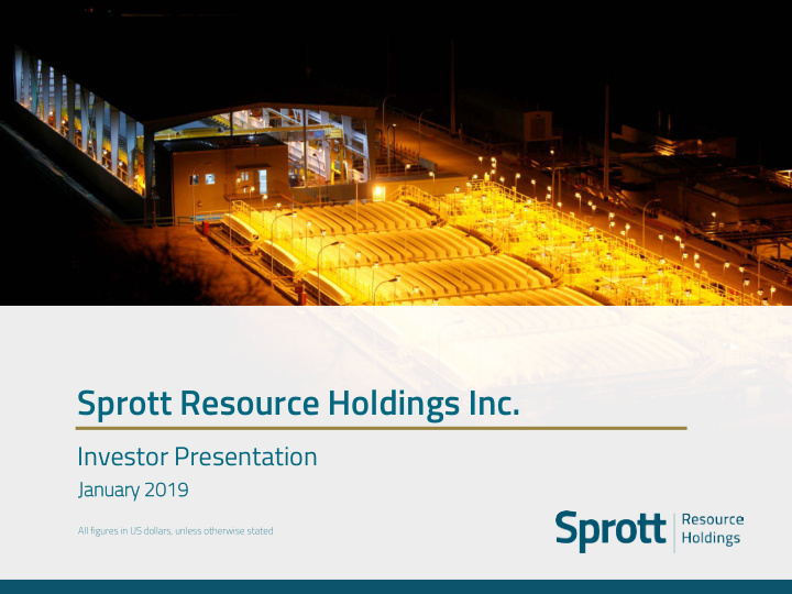 sprott resource holdings inc