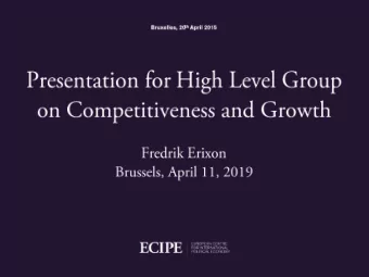 A Framework for Analysis  1. Digital Endowments  2. Digital Intensities  3. Digital Restrictions