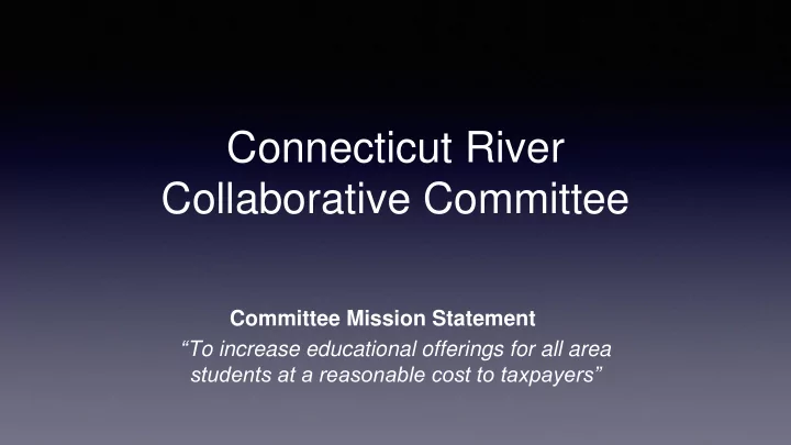 collaborative committee