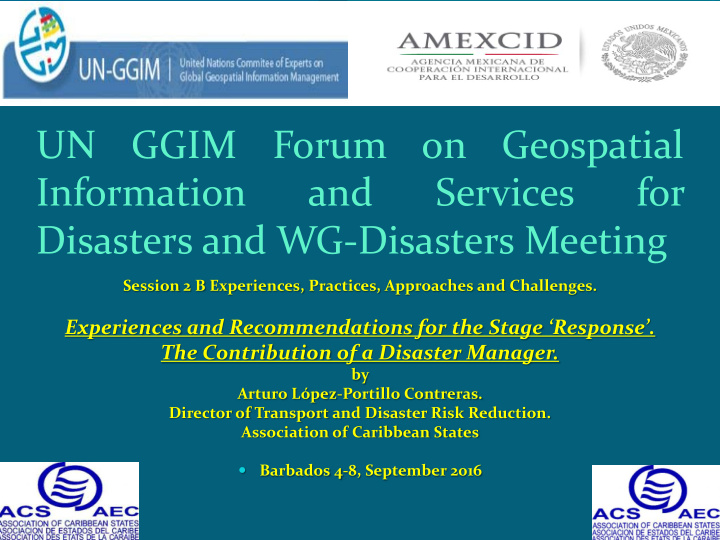 un ggim forum on geospatial information and services for