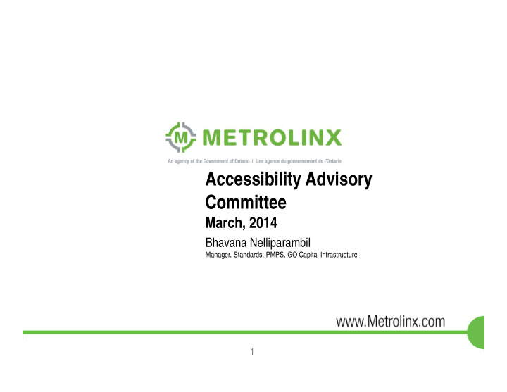 accessibility advisory committee