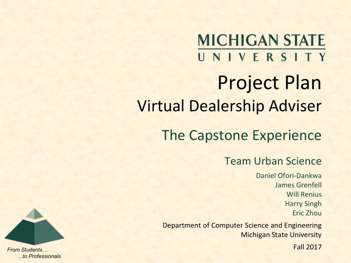 project plan