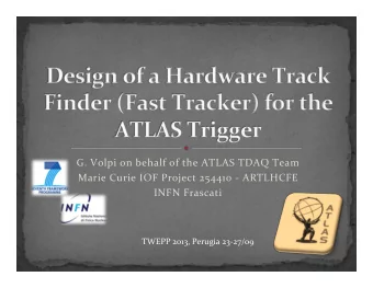 G.  Volpi  on  behalf  of  the  ATLAS  TDAQ  Team    Marie  Curie