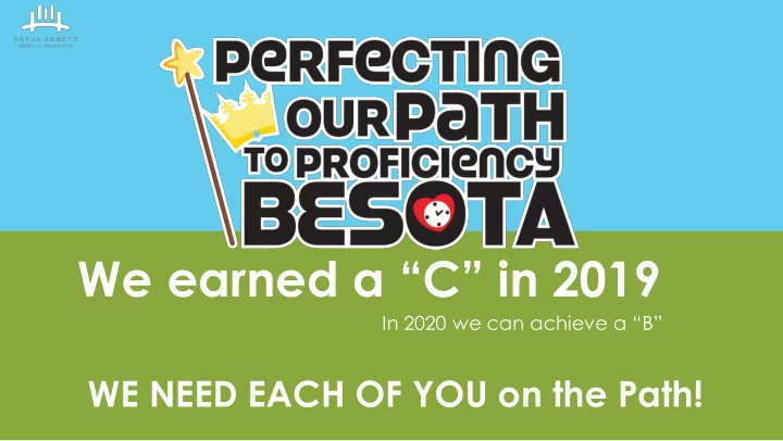 we earned a c in 2019
