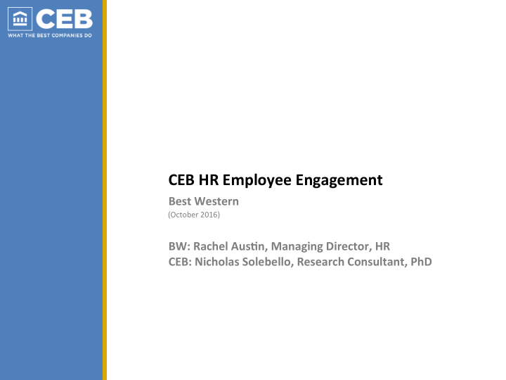 ceb hr employee engagement