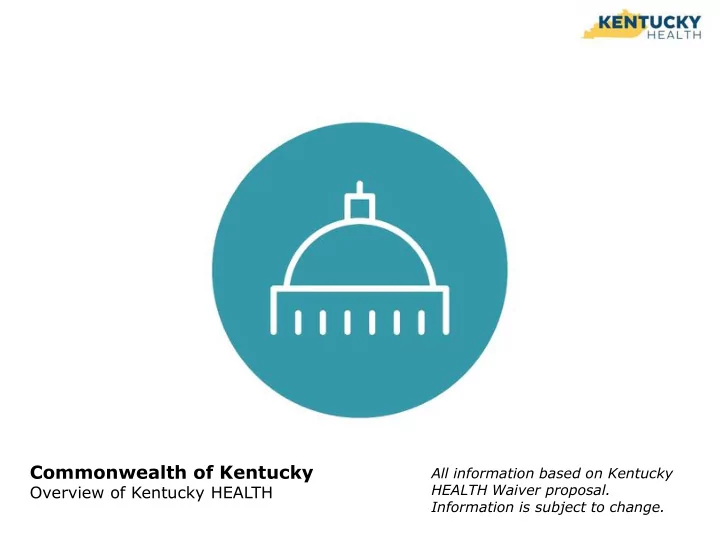 commonwealth of kentucky