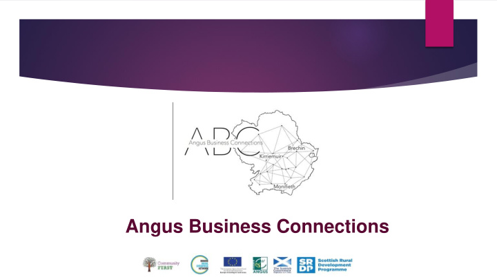 angus business connections a year of activity