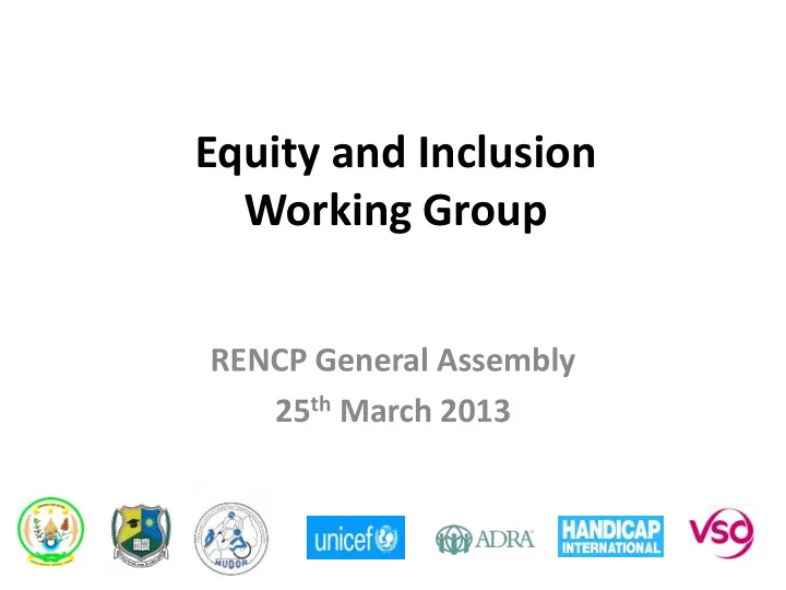 working group