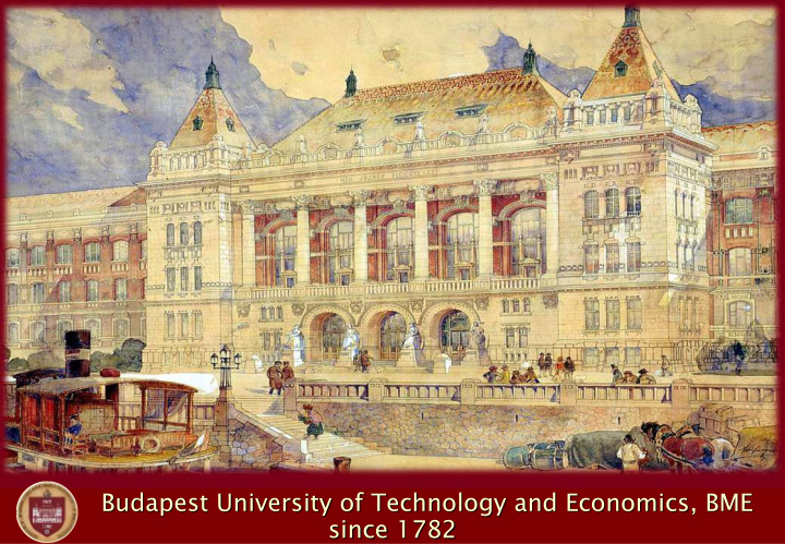 budapest university of technology and economics bme since