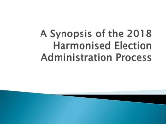 presided over three (3) harmonised elections  since its inception.  Its independence is