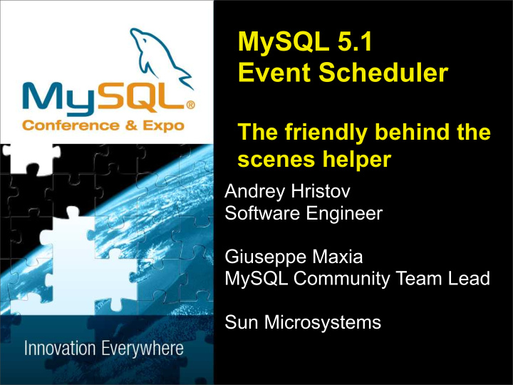 mysql 5 1 event scheduler