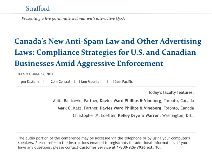 canada s new anti spam law and other advertising laws