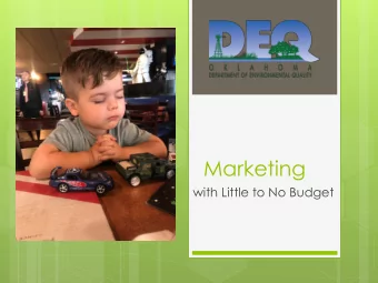 Marketing  with Little to No Budget  Social Media  Increase citizens accessibility to government