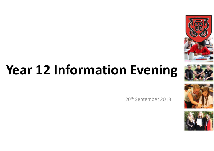 year 12 information evening