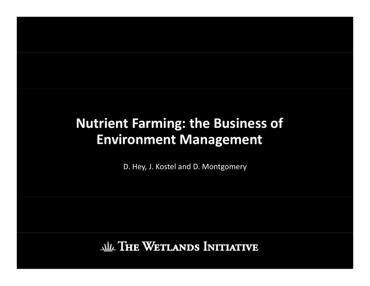 nutrient farming the business of nutrient farming the