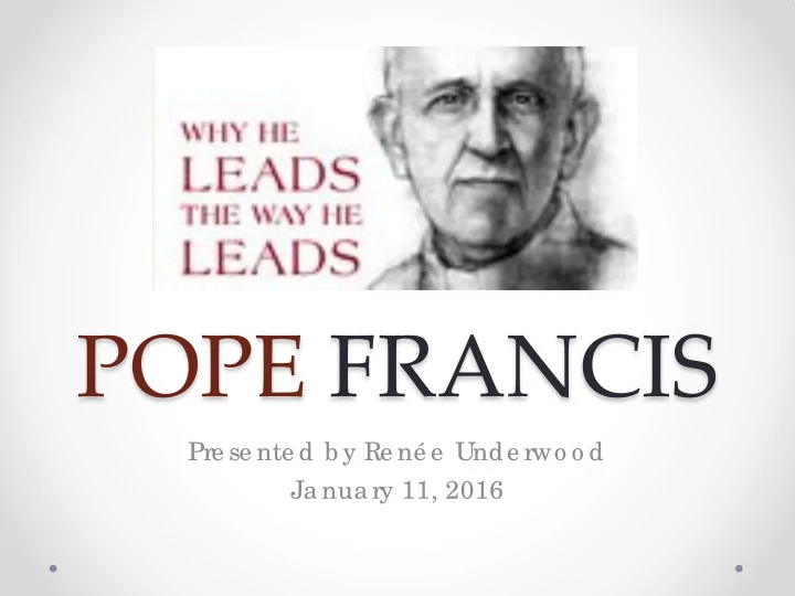 pope francis