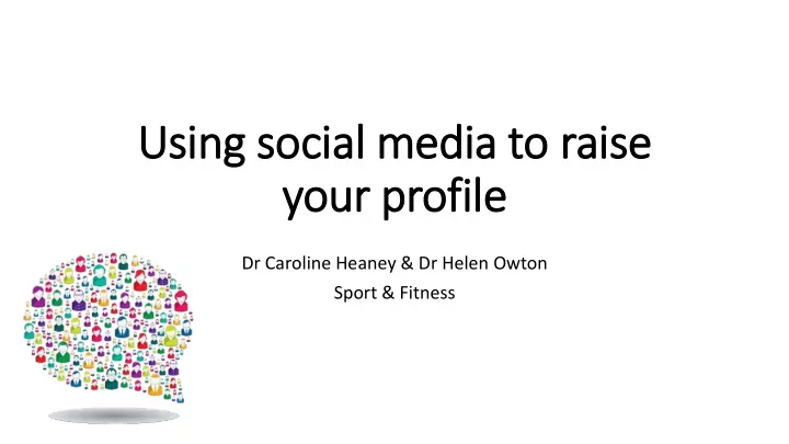 using social media to raise