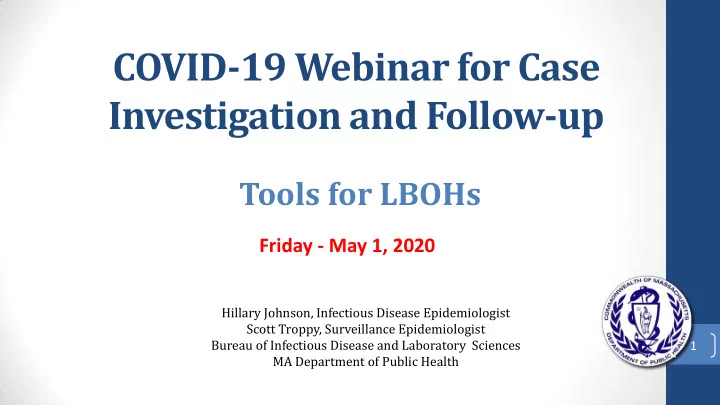 investigation and follow up