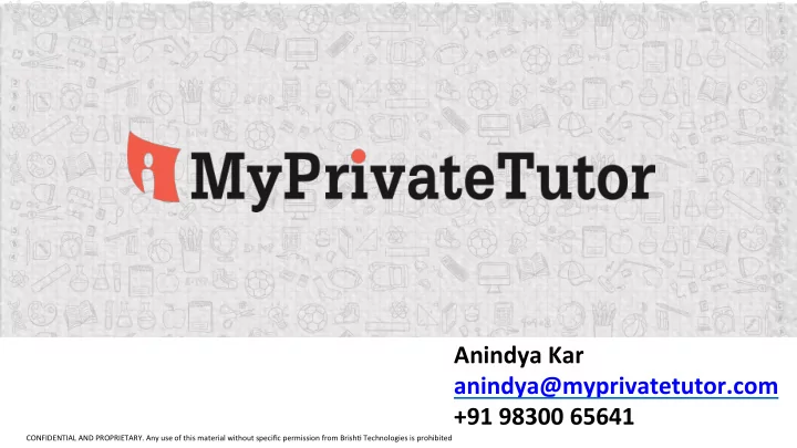 anindya kar anindya myprivatetutor com 91 98300 65641