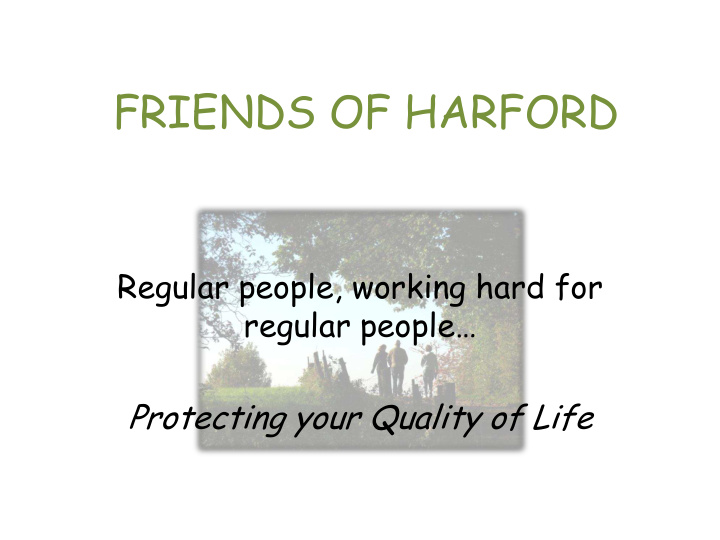 friends of harford