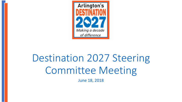 destination 2027 steering