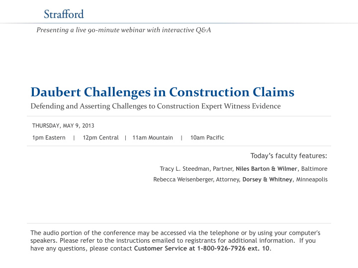 daubert challenges in construction claims