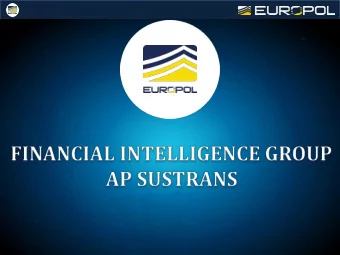 AP ASSET  AP SUSTRANS  FIU.NET  RECOVERY  Intelligence activities  SOURCES OF INFORMATION  MONEY