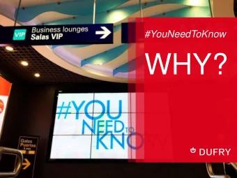 WHY?  What is #YouNeedToKnow?    a United Nations initiative launched in 2016  to inform the