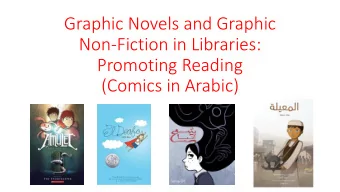 Non-Fiction in Libraries:  Promoting Reading  (Comics in Arabic)