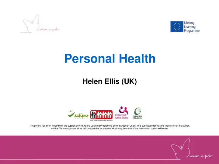 personal health