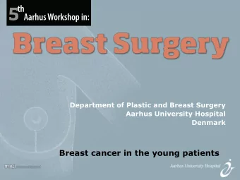 Breast cancer in the young patients  Case Story  31 years woman, nulli para.  Palpable mass &gt; 5