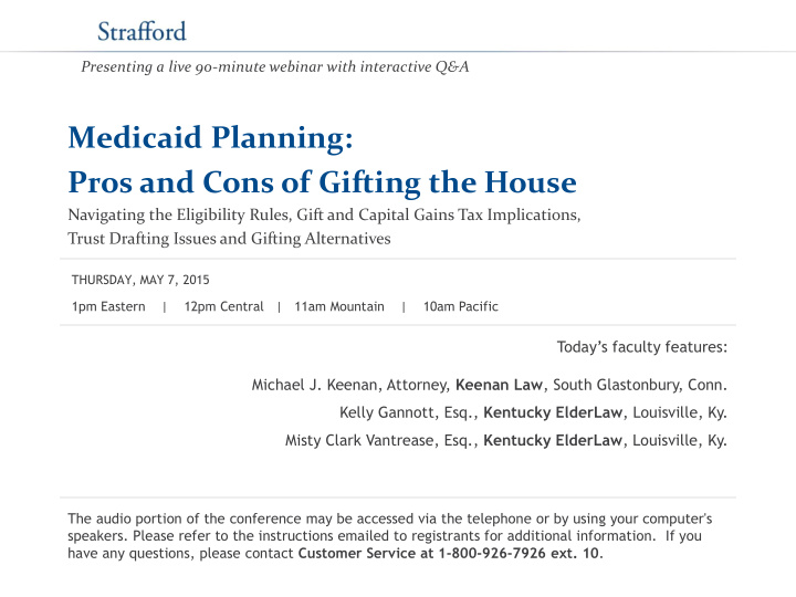 medicaid planning pros and cons of gifting the house