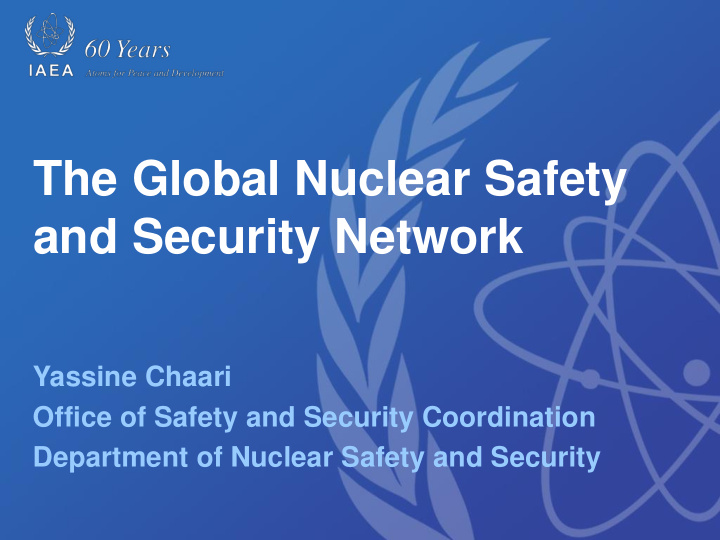 the global nuclear safety