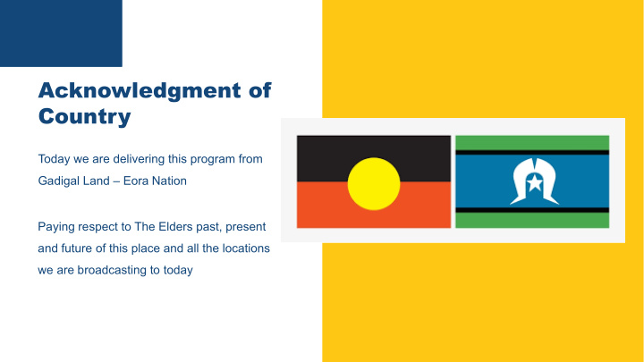 acknowledgment of country