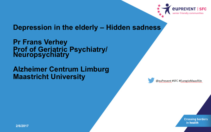 depression in the elderly hidden sadness