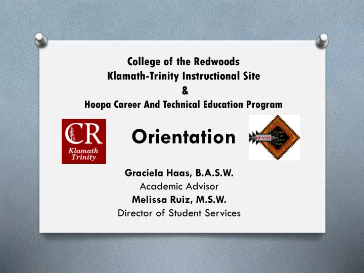orientation