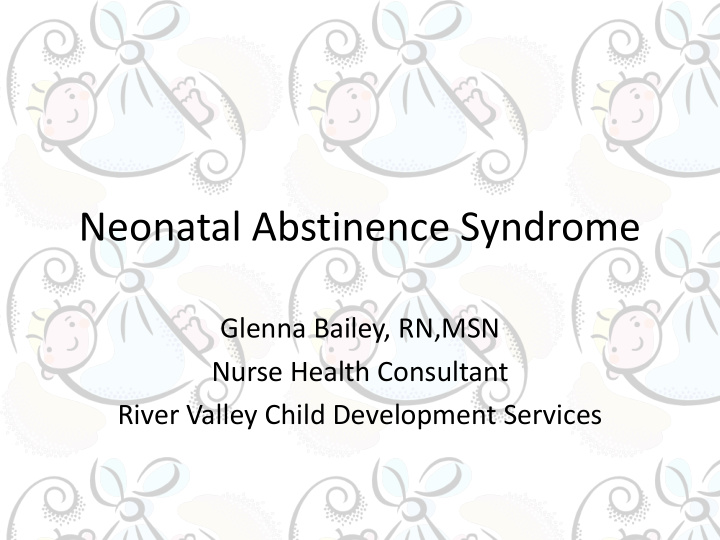 neonatal abstinence syndrome