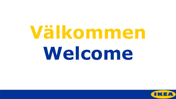 v lkommen welcome our team