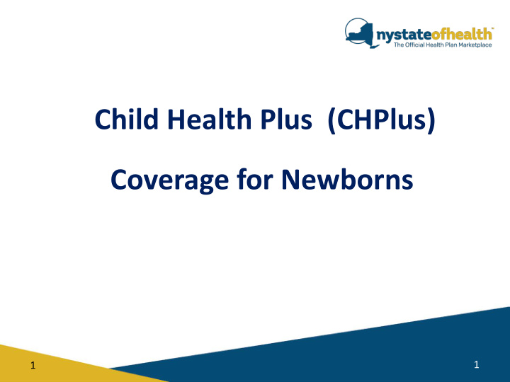 child health plus chplus coverage for newborns