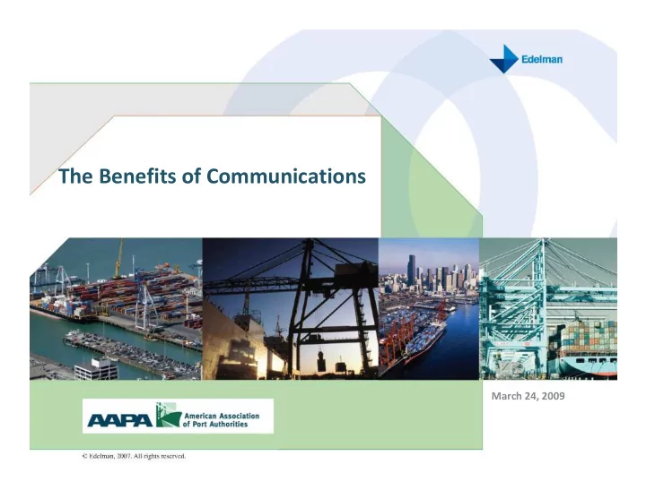 the benefits of communications