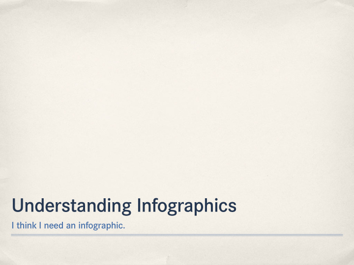 understanding infographics